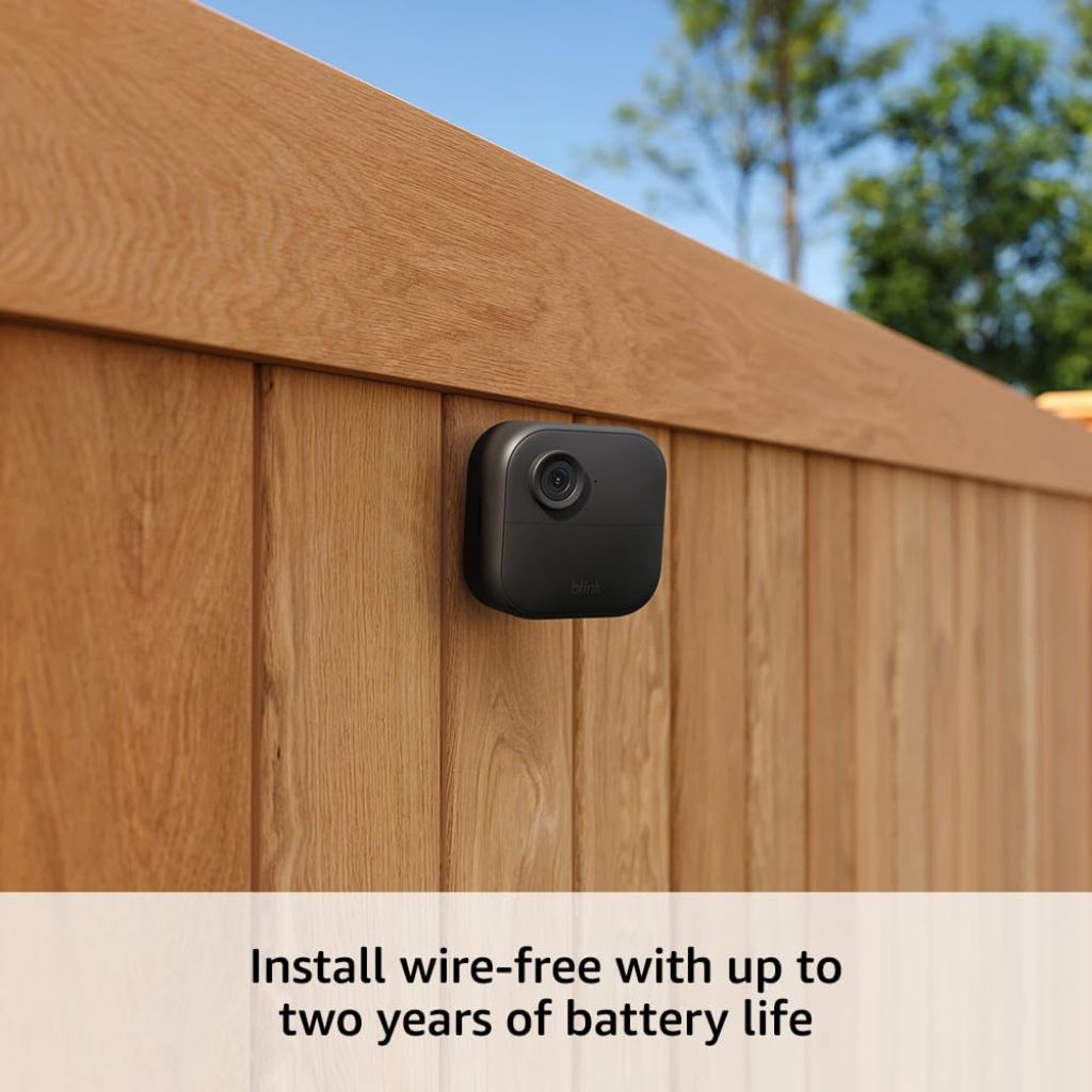 Blink Outdoor 4 Wireless Smart Security Camera with HD Display - 2 Camera System (Refurbished)