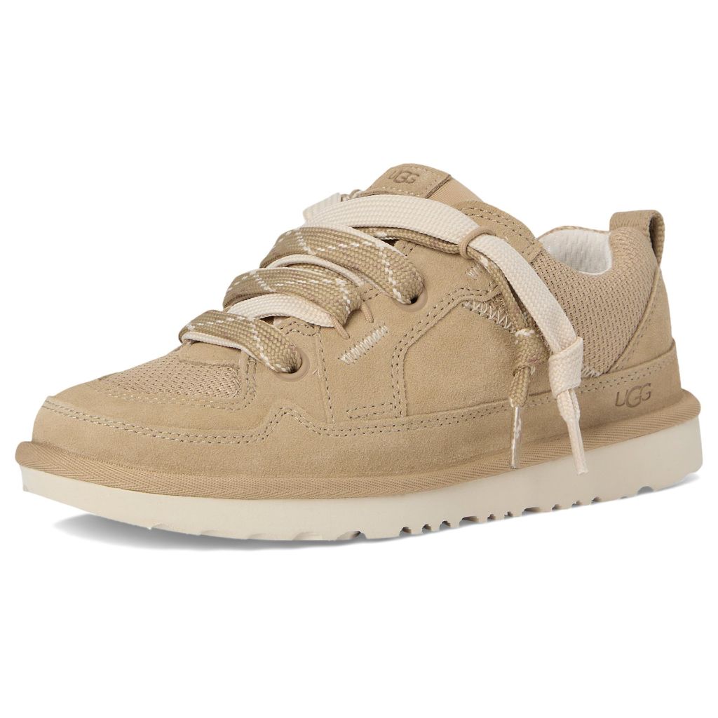 UGG Kids K Lo Lowmel Sneaker, Mustard Seed, 6