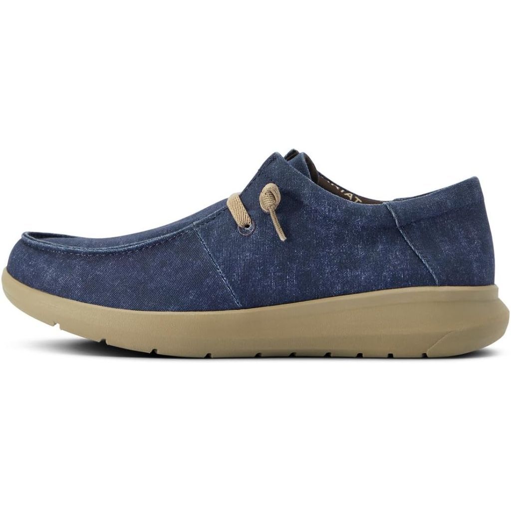 Ariat Men's Hilo Stretch Lace Boat Shoe - Heather Blue, Size 8.5 EE