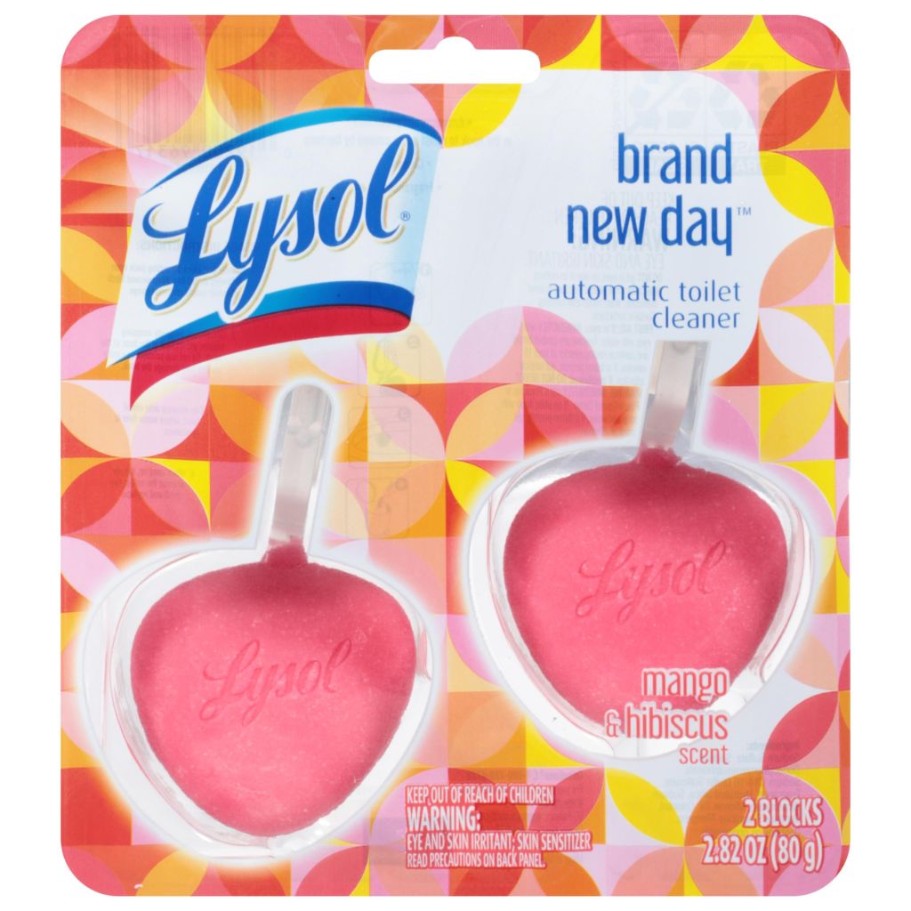 Lysol Automatic Toilet Bowl Cleaner - Mango & Hibiscus, 2 ct.