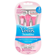 Gillette Venus Sensitive Women'S Disposable Razors, 3 Ct