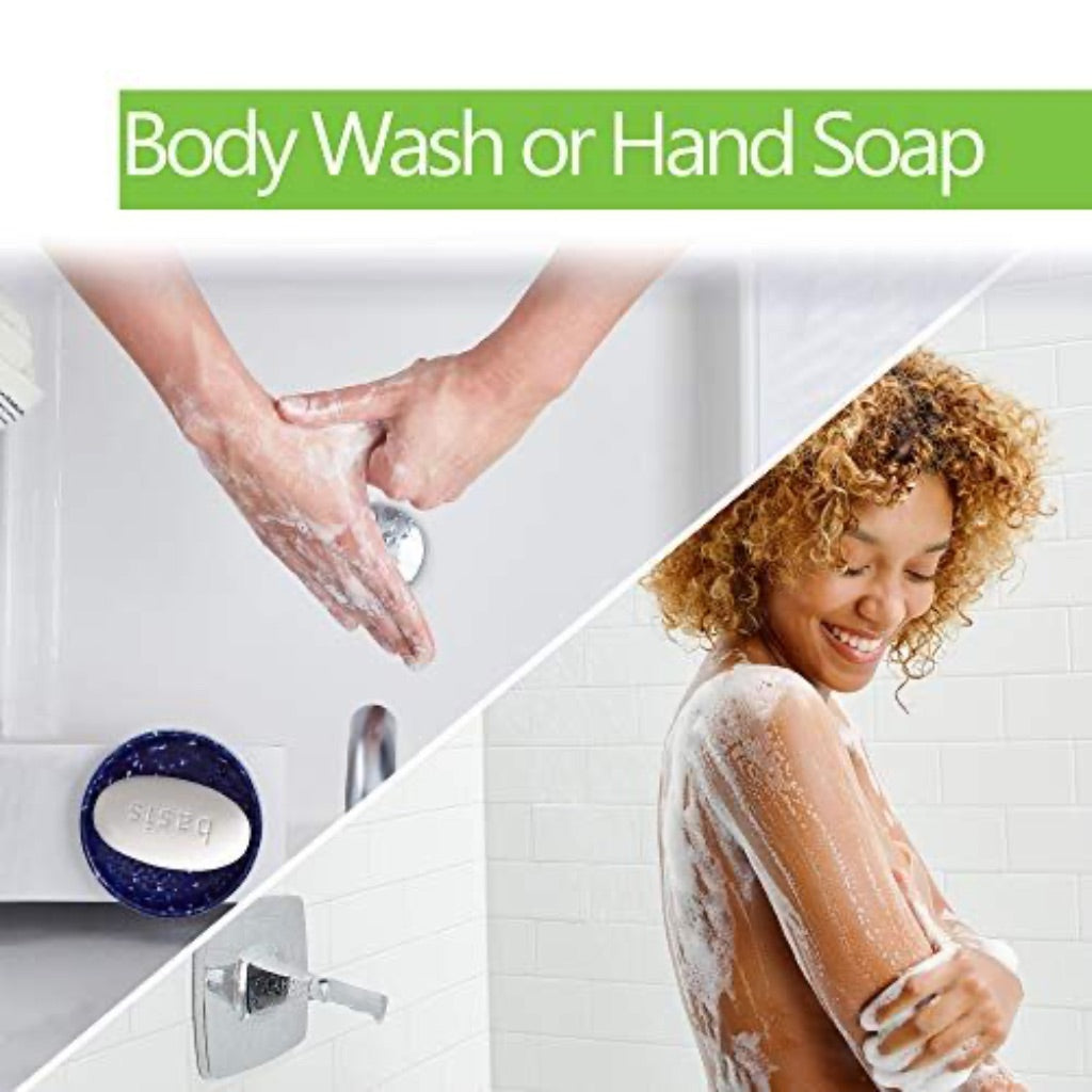Basis Sensitive Skin Bar Soap - Cleans and Soothes with Chamomile and Aloe Vera  Use as Body Wash or Hand Soap - Pack of 6