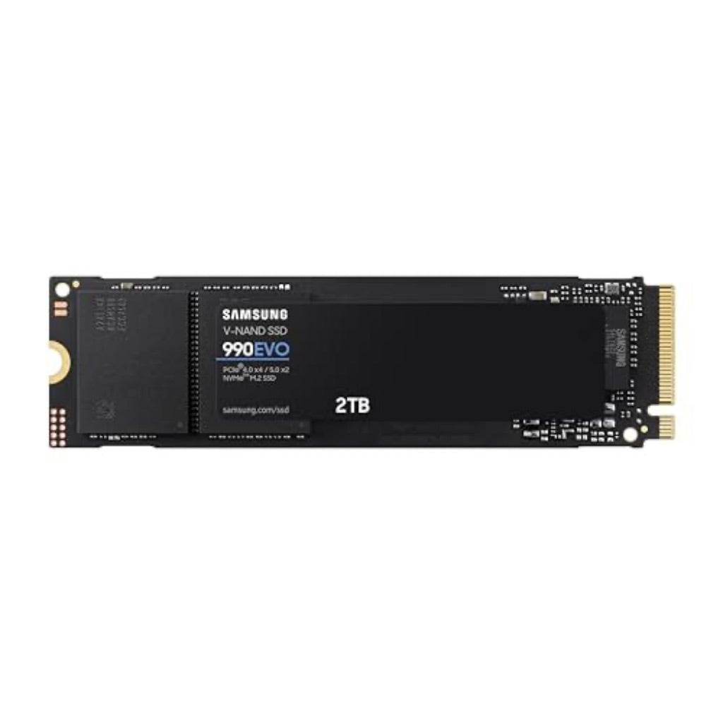 Samsung 990 EVO 1TB SSD, PCIe Gen 4x4, Gen 5x2, 5,000MB/s, MZ-V9E1T0B/AM, Black *Damaged Box*