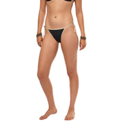 WEWOREWHAT Tie Bottom, Black/Tkwd - size S