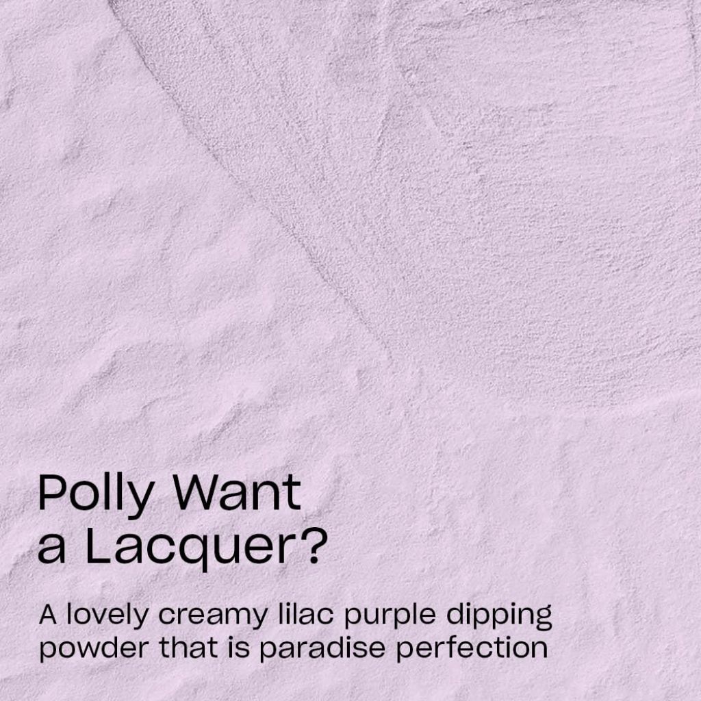 OPI Powder Perfection Polly Want a Lacquer? | Opaque Soft Purple Crème Nail Dipping Powder | Acrylic Alternative