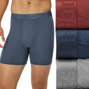 Men's Hanes® 3-Pack Originals Ultimate SuperSoft Boxer Briefs, Size: XL, Blue Red