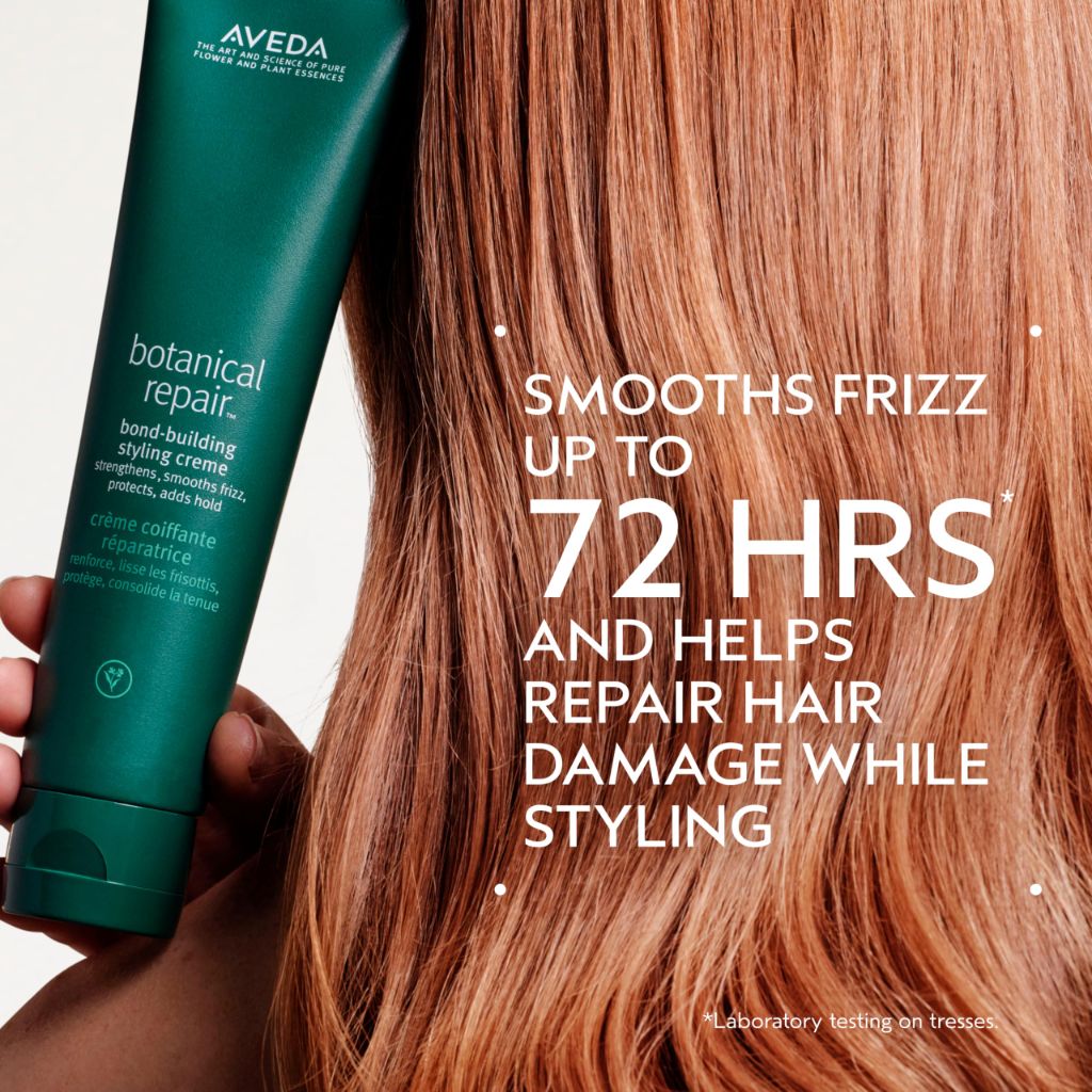 Aveda Botanical Repair Bond-Building Styling Creme | Smooths Frizz for Up to 72 Hours  | Silicone Free, 5 Fl Oz