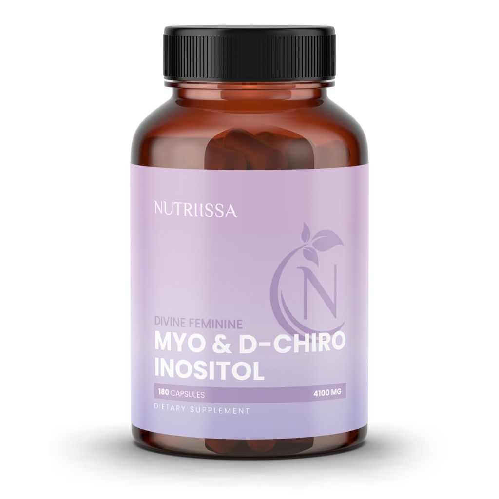 Nutriissa Divine Feminine Myo & D-Chiro Inositol Supplement for Women - 180 Count