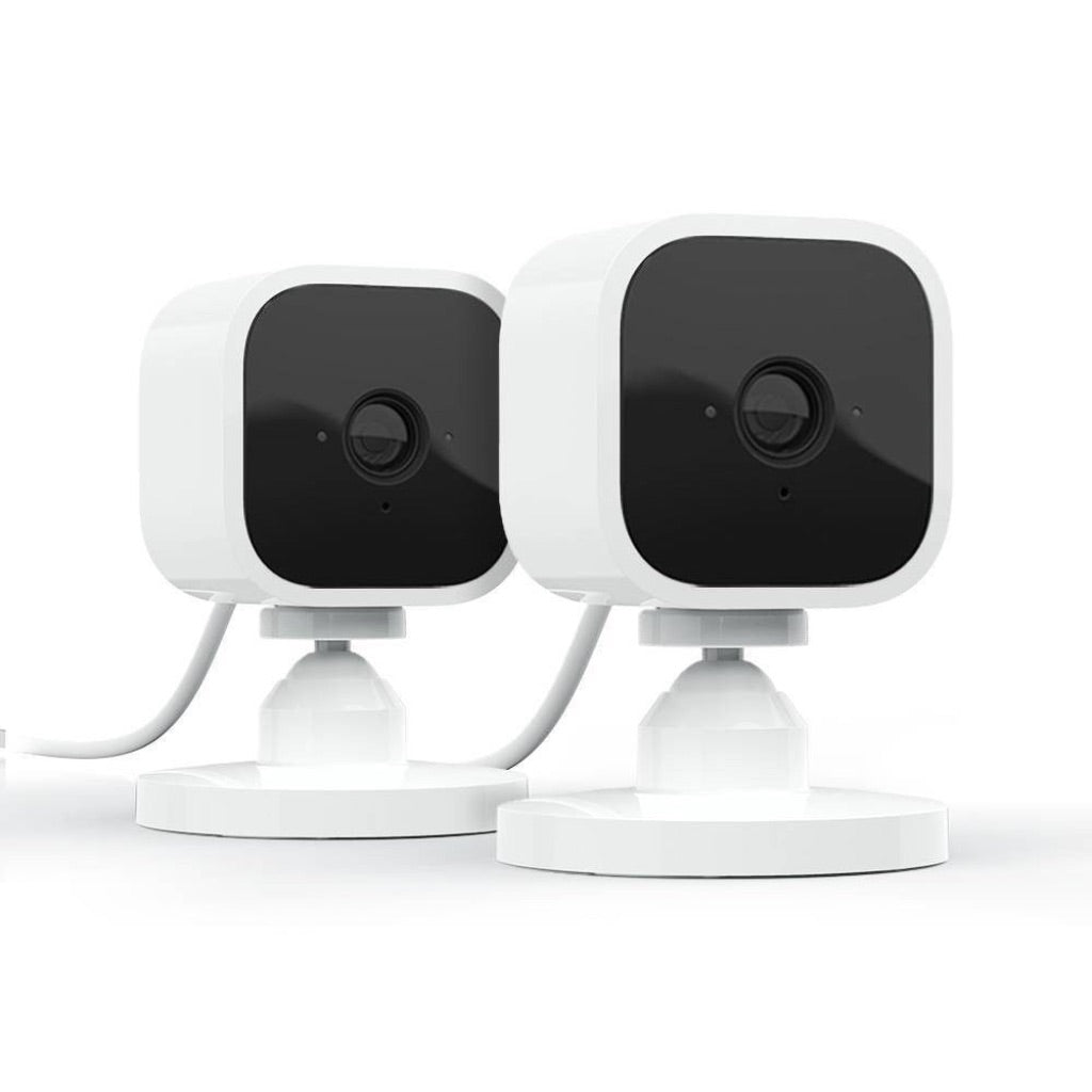 Blink Mini Network Security Cameras, White, Pack of 2