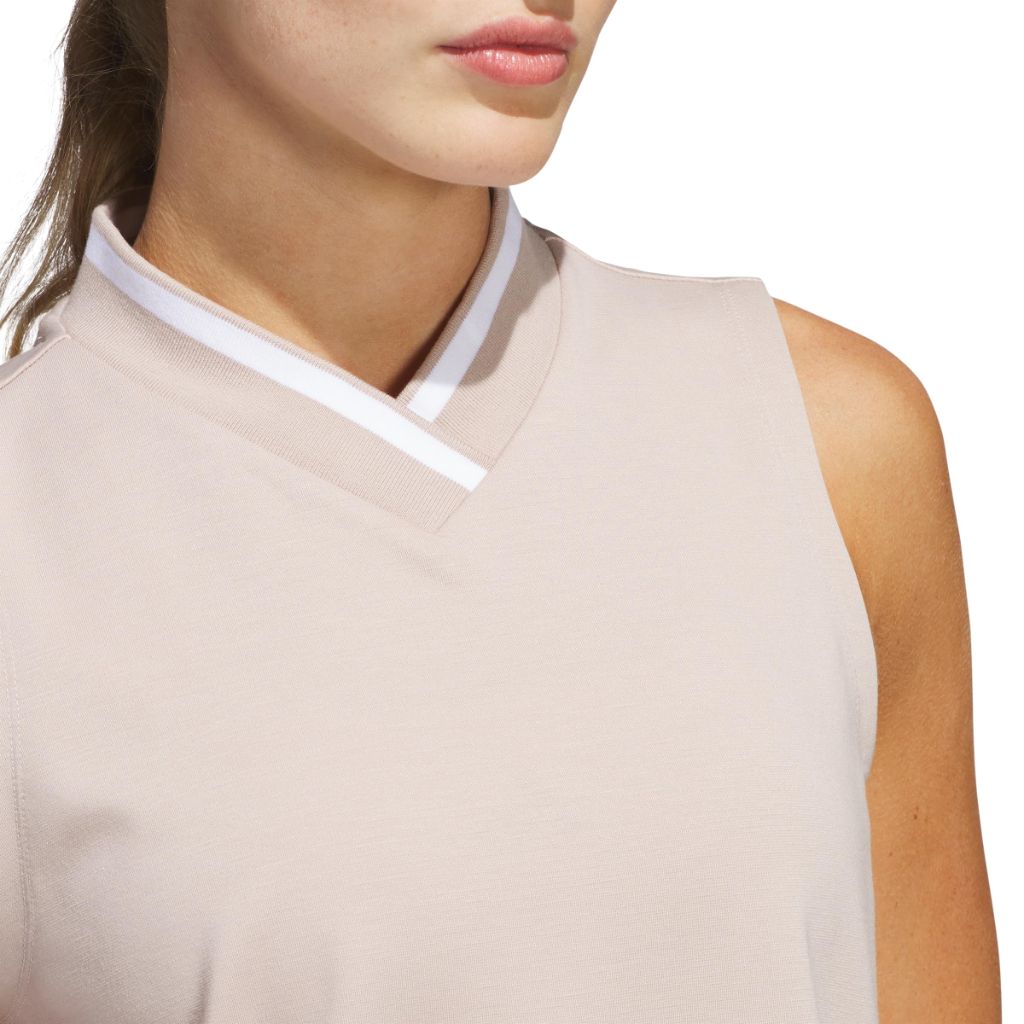 Adidas Women's Go-to Polo Shirt, Wonder Taupe, X-Small