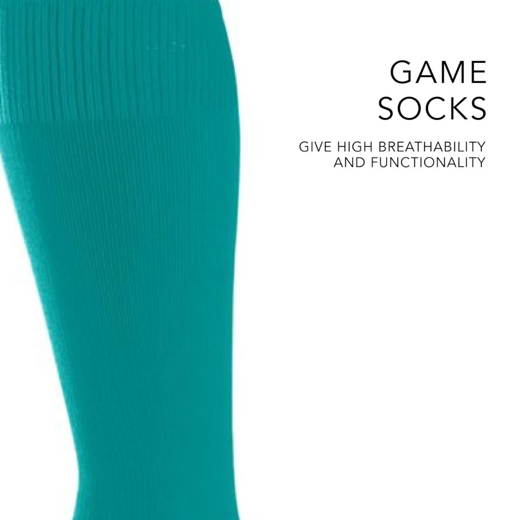 Augusta Sportswear Adult Game Socks - Teal, Small