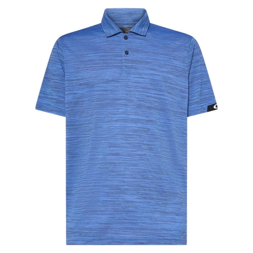Oakley Gravity Pro Polo, Blue/Blackout Heather SZ XS