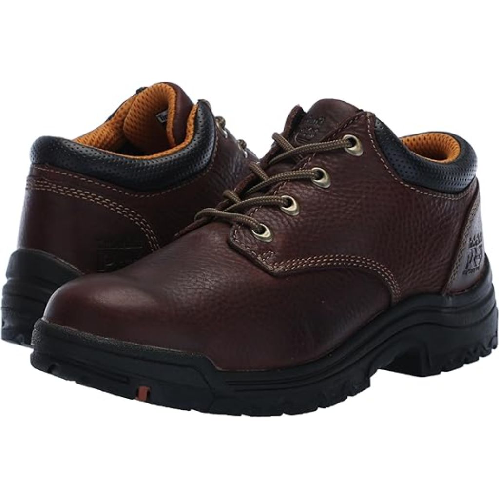 Timberland PRO Men's Titan Oxford Soft Toe Industrial Work Shoe - Haystack Brown - Size 11.5