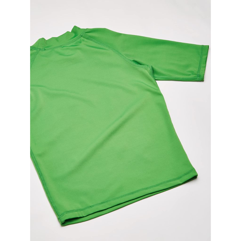Kanu Surf Big Boys' Fiji UPF 50+ Sun Protective Rashguard, Green, X-Large (14/16)