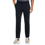 SZ 33W x 32L Perry Ellis Portfolio Men's Essentials Slim Fit Cotton Active Waistband Dress Pant | Dark Sapphire