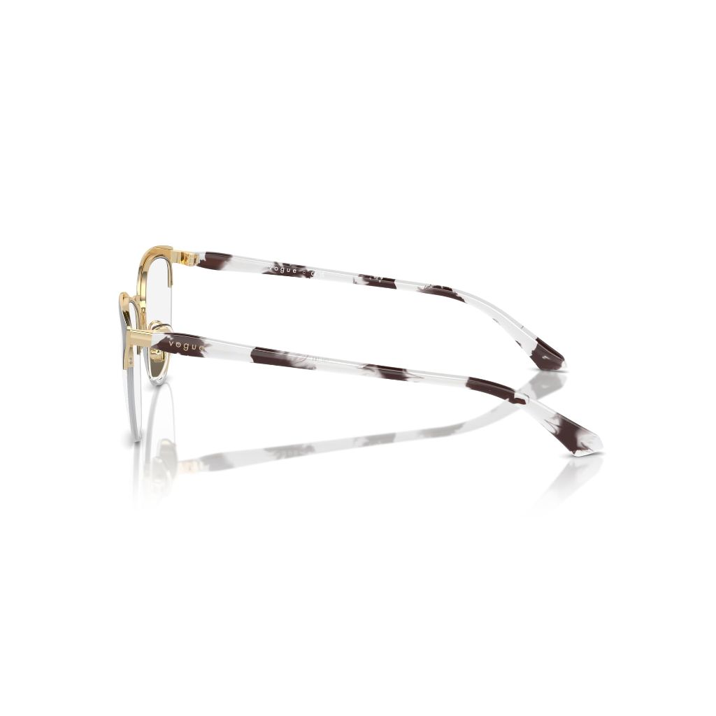 Vogue Eyewear VO4304 352 Eyewear Frames - Top Black/Pale Gold, 53mm