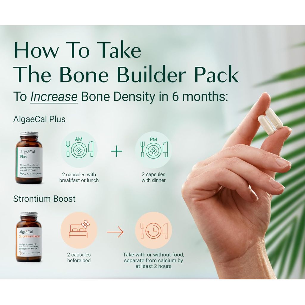 ALGAECAL - Bone Builder Pack for Bone Density 3-Month Supply