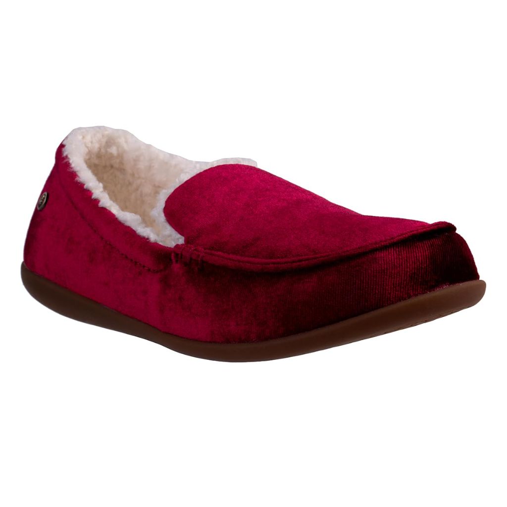 REVITALIGN Women's Waverly Slipper, Cranberry, 7