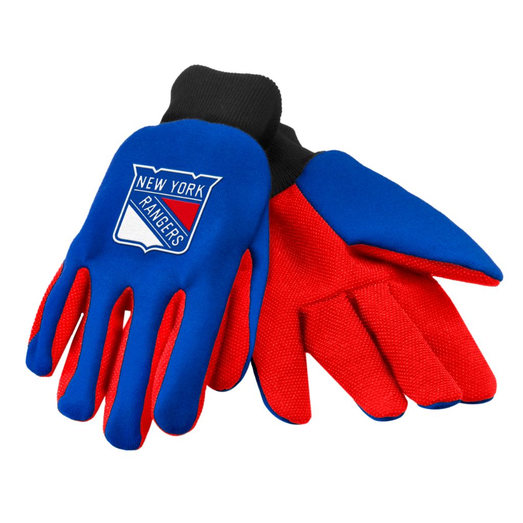 NHL New York Rangers Colored Palm Utility Glove, One Size