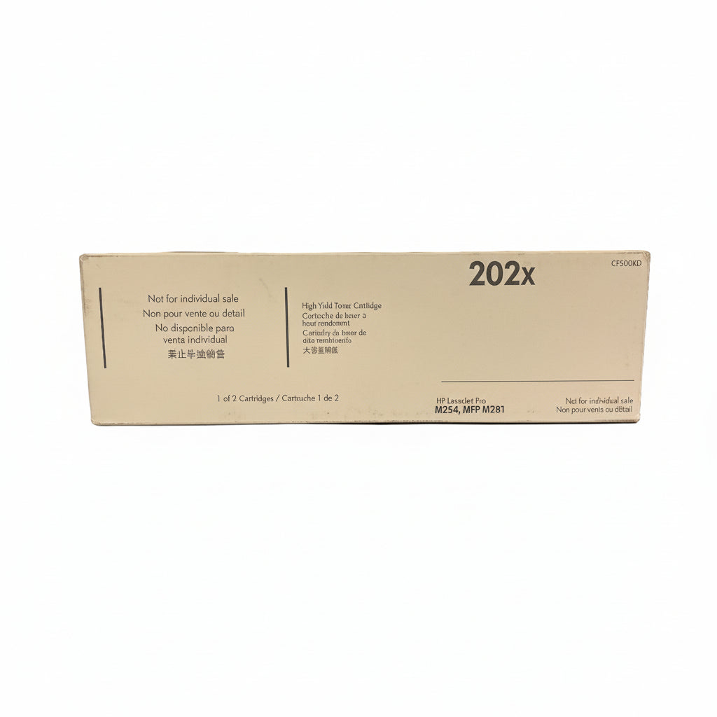 HP Original 202X High Yield Toner Cartridge - Black *Single Cartridge*