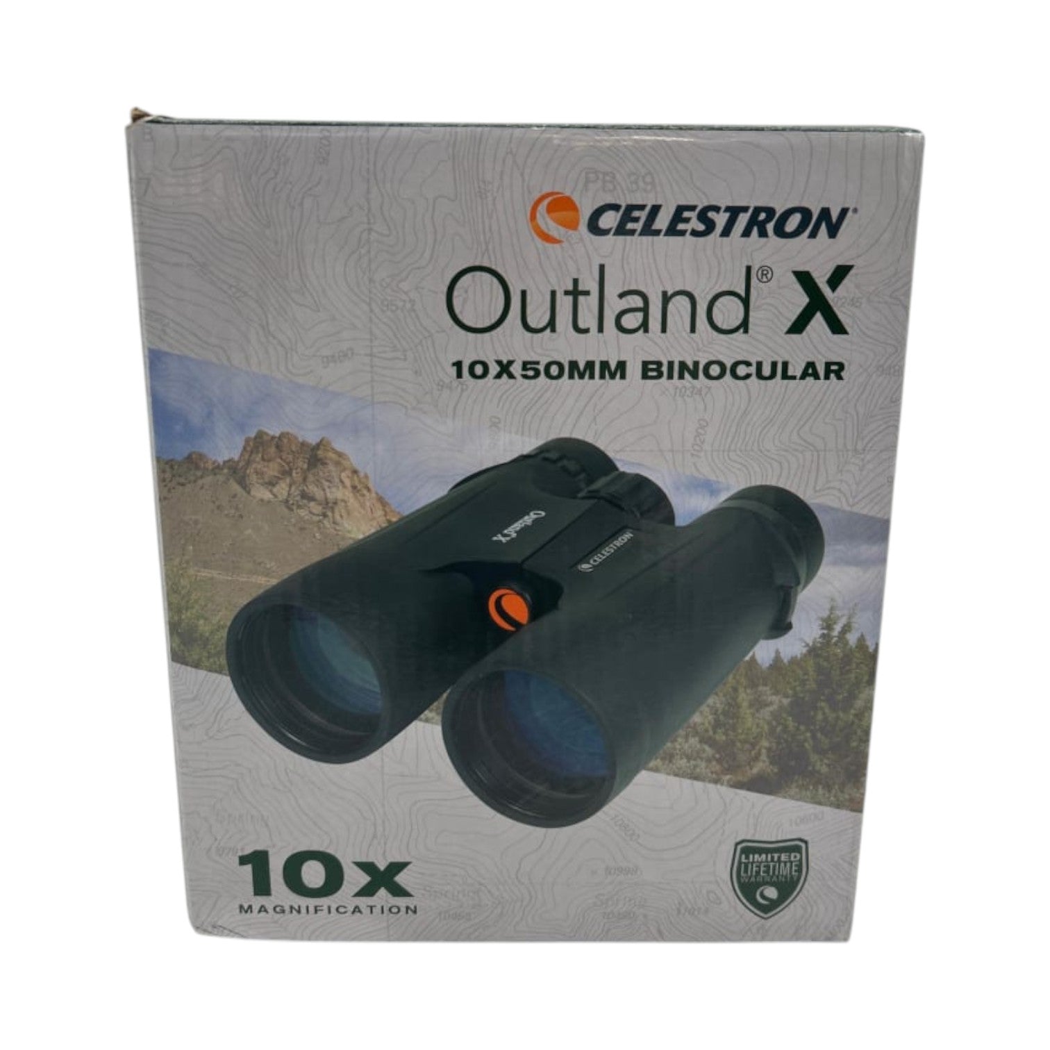 Celestron Outland X 10x50 Binoculars, Water/Fog Proof, 71348 (Black)