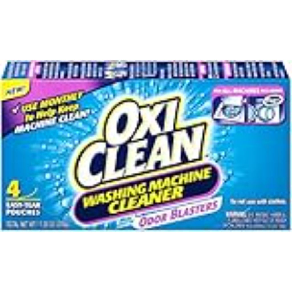 OxiClean Washing Machine Cleaner with Odor Blasters  4 Count
