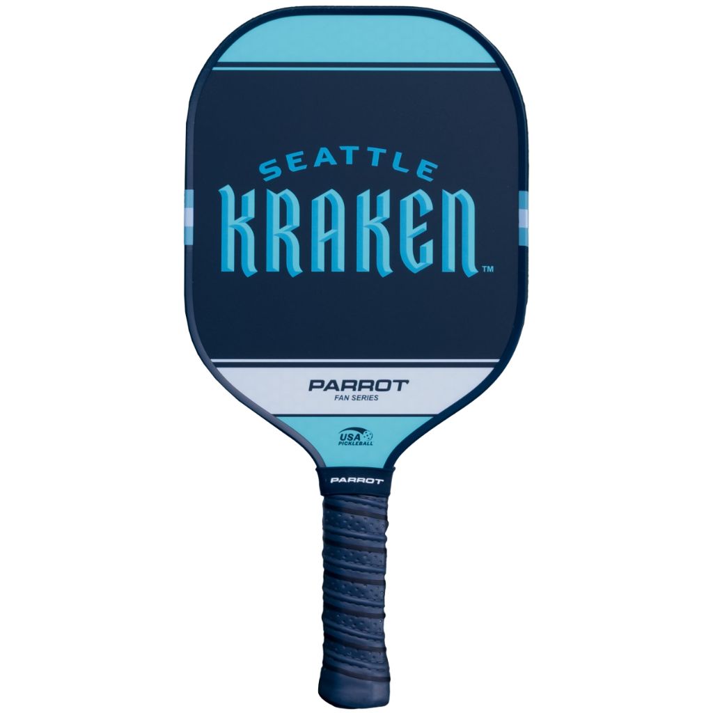 Team Golf Parrot Paddles NHL Seattle Kraken Sport Plus Pickleball Paddle