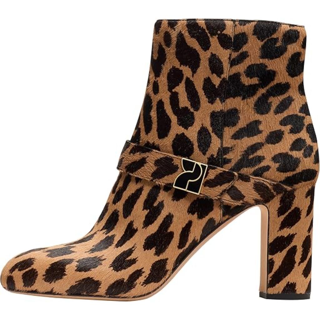 kate spade new york Women's Dakota Zip Up Heeled Bootie - Tobacco Multi, Size 8.5