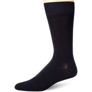Perry Ellis Men's Microlux Spaced Solid, Blue, Sock Size:10-13/Shoe Size: 6-12