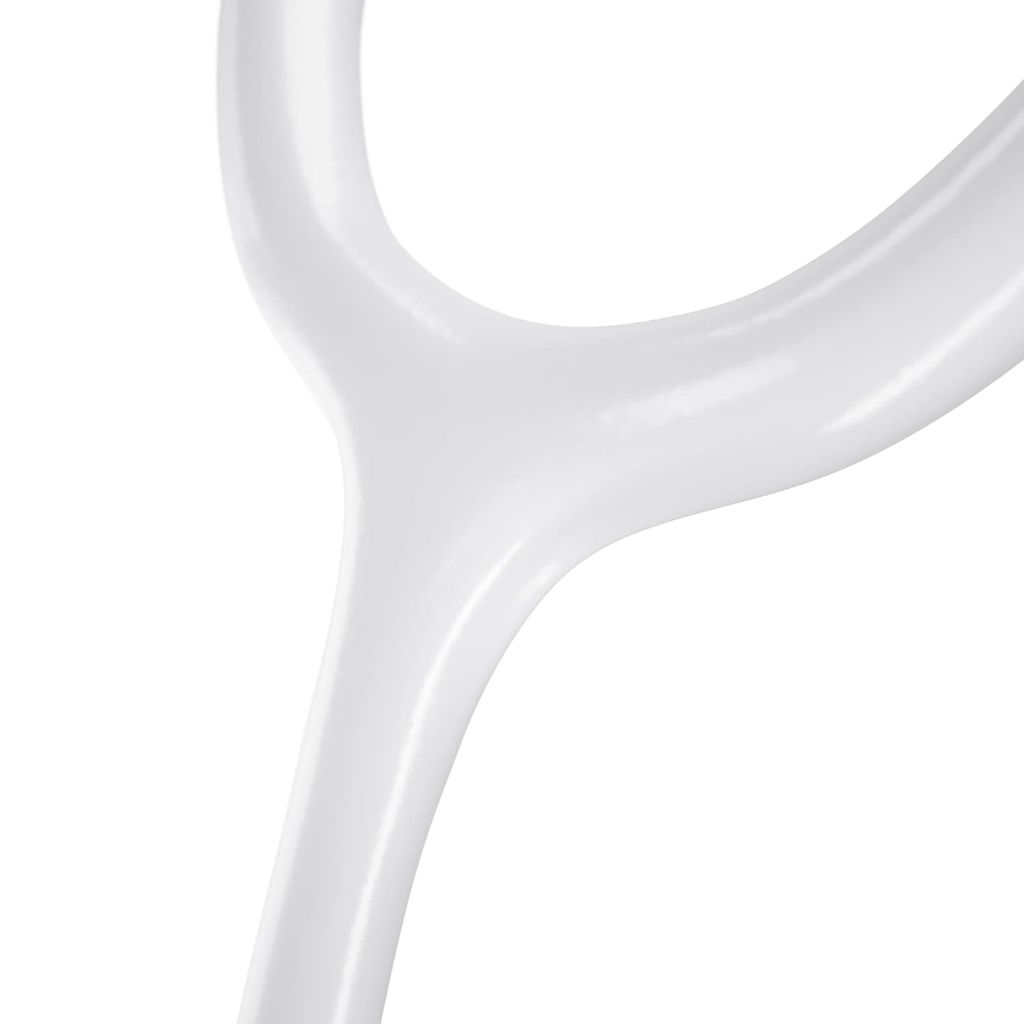 MDF Instruments, RoseGold MD One Stainless Steel Stethoscope, Adult, White Tube, RoseGold Chestpieces-Headset, MDF777RG29
