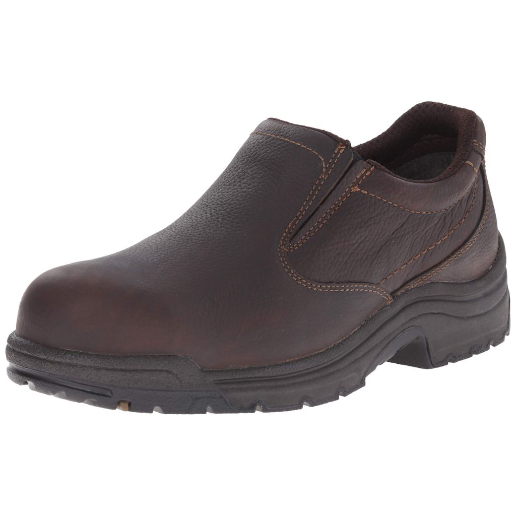 Timberland PRO Men's Titan Slip-On Alloy Safety Toe Work Shoes - Brown, Size 11.5 (53534)