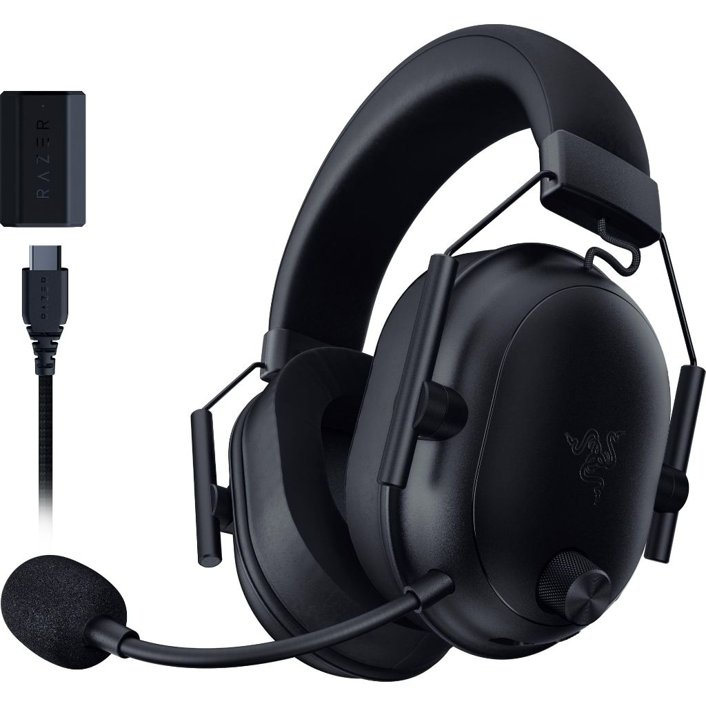 Razer - Blackshark V2 Hyperspeed Wireless Over-the-Ear Gaming Headset - Black