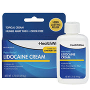 HealthWise Maximum Strength Lidocaine Cream, 4% - 1.75oz