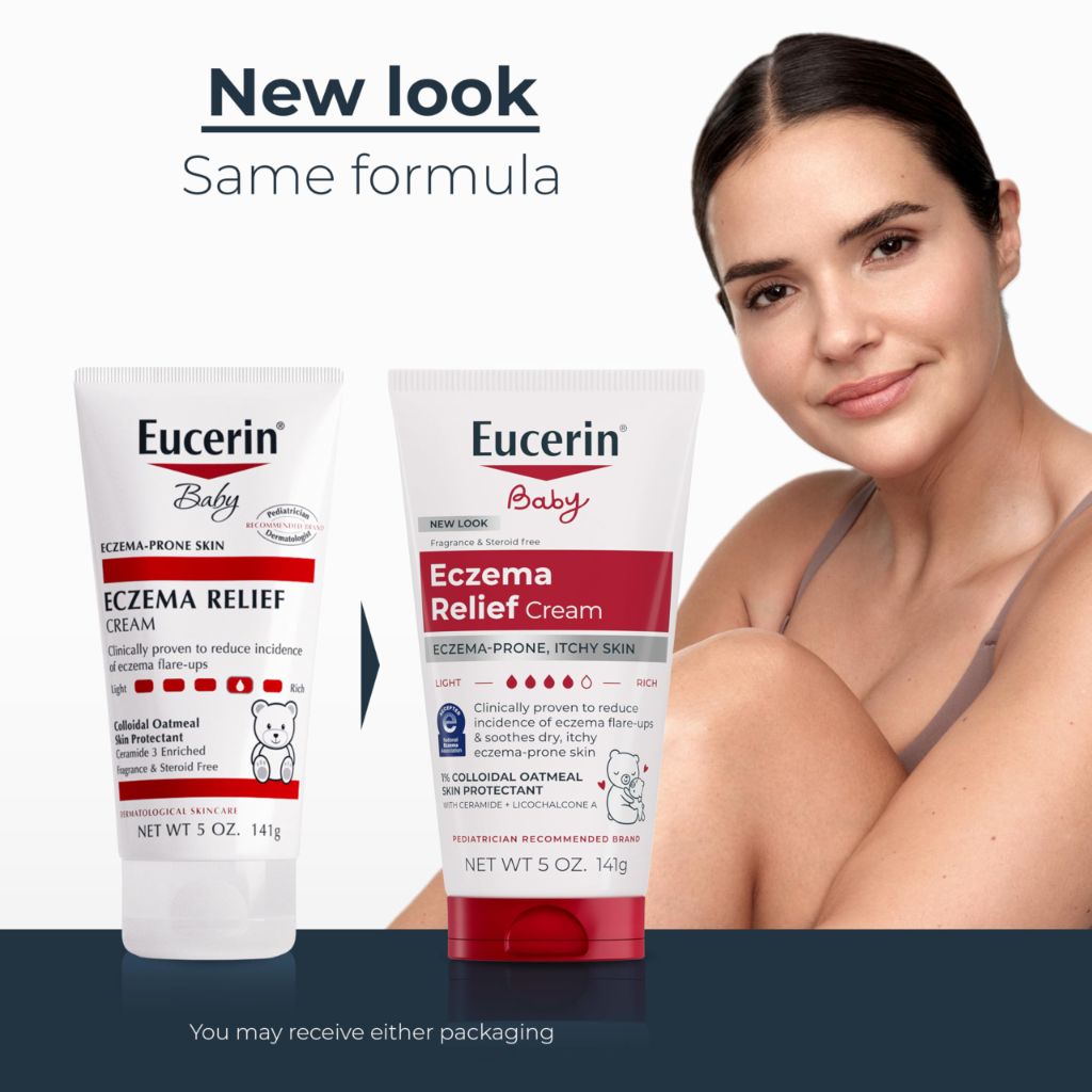 Eucerin Baby Eczema Relief Body Cream,  for 3+ Months of Age, 5 oz. Tube