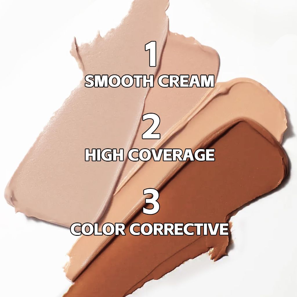 Qiciy Full Coverage Blurring Creamy Concealer - #1