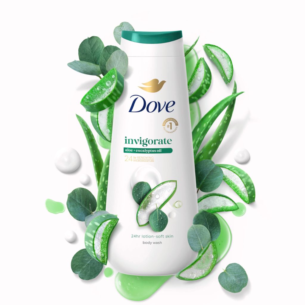 Dove Body Wash Invigorate Aloe & Eucalyptus | 20 oz
