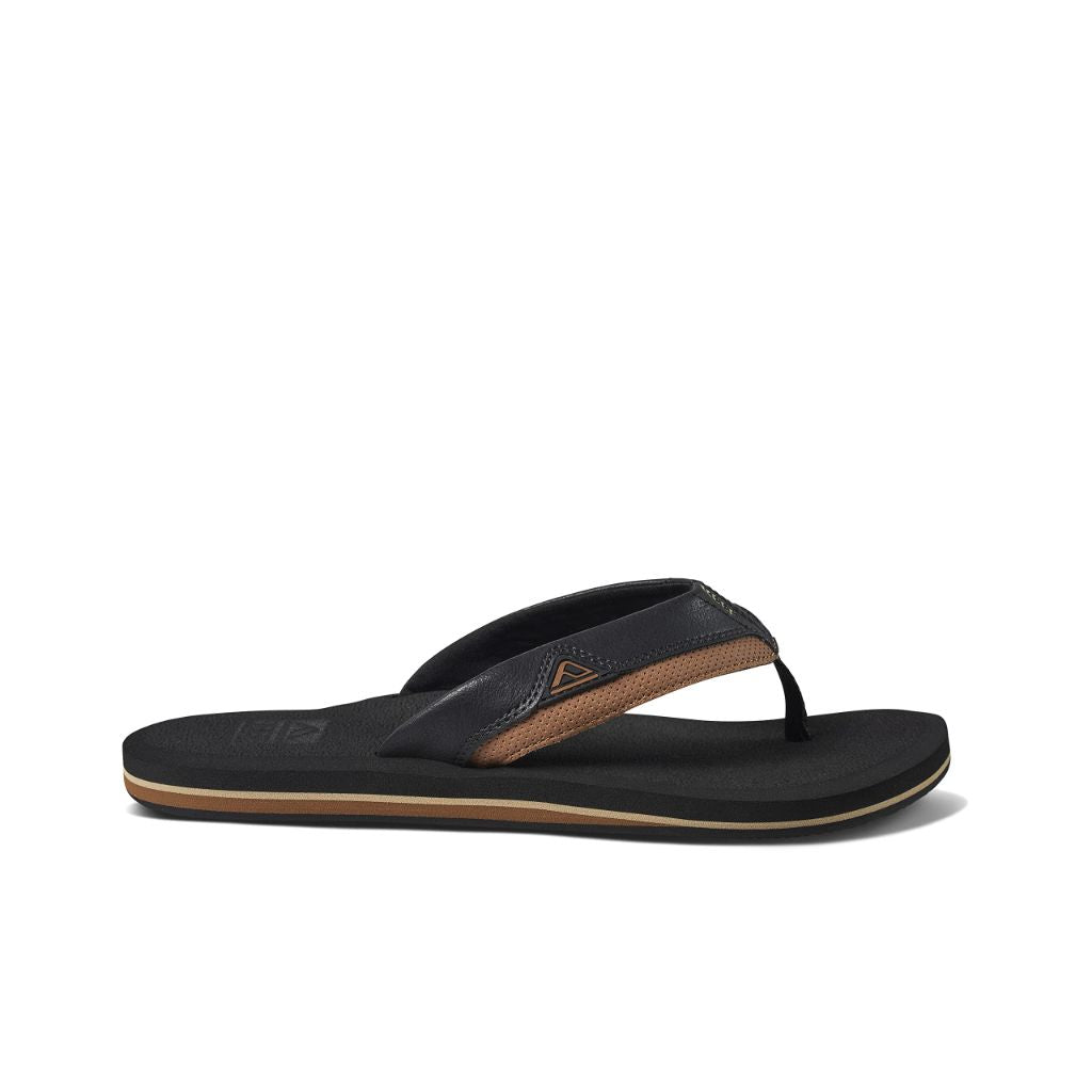 Reef Cushion Dawn Men's Comfort Sandals, Black/tan - 9 Medium