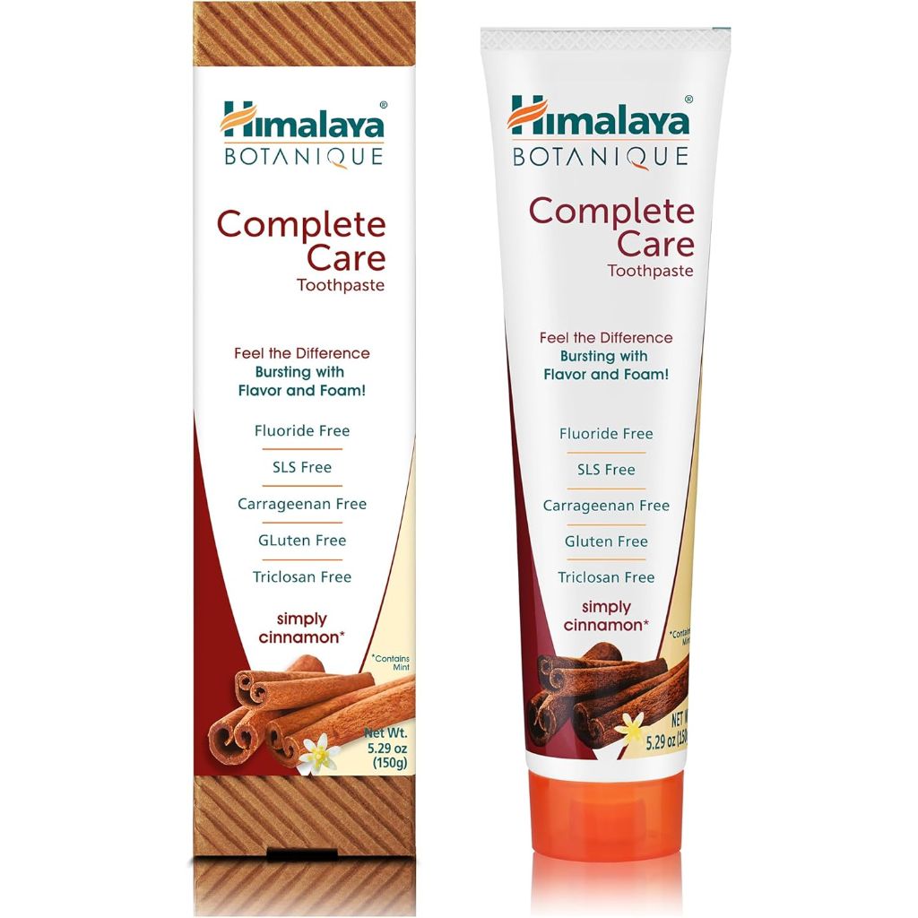 Himalaya Botanique Complete Care Toothpaste, Cinnamon Flavor, 5.29 Oz, 1 Pack