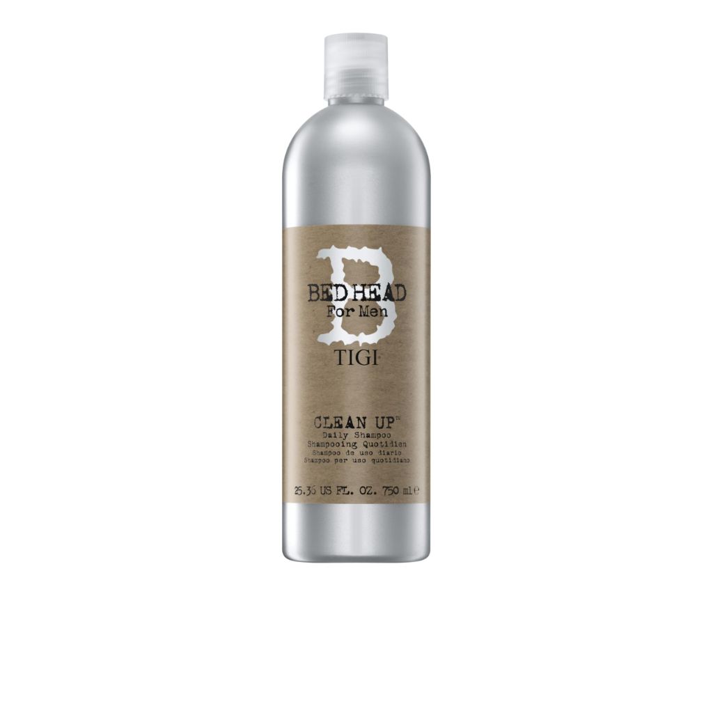 Bed Head by TIGI for Men Clean Up Daily Shampoo, Invigorating Cleanser for All Hair Types, 25.36 fl oz