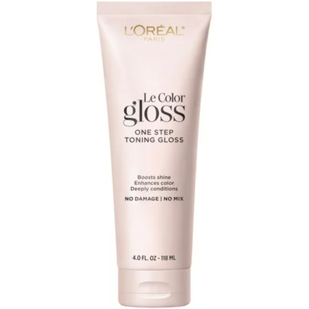 L Oreal Paris Le Color Gloss In-Shower Toning Gloss Hair Color  Silver  4 fl oz