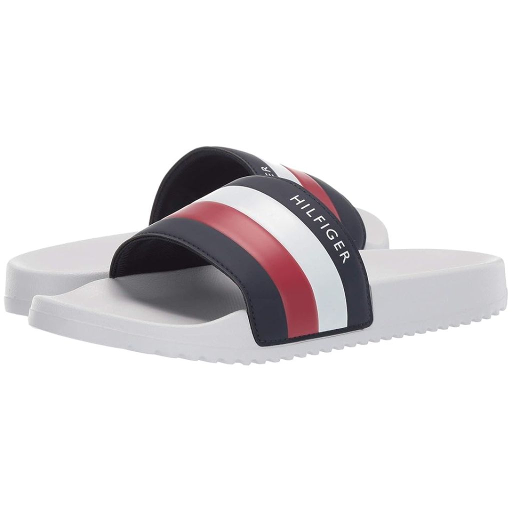 Tommy Hilfiger Men's Rozi Sandals White Multi  - 9