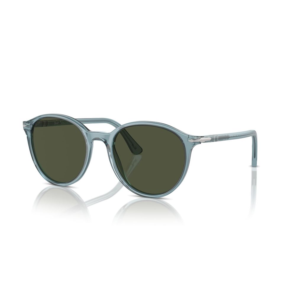 Persol PO3350S 6491 Sunglasses - Havana/Green, 55 mm