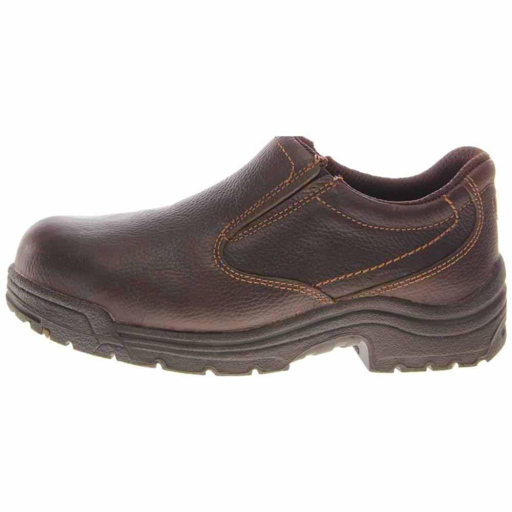 Timberland PRO Men's Titan Slip-On Alloy Safety Toe Work Shoes - Brown, Size 11.5 (53534)