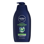Nivea Men Maximum Hydration Body Wash for Dry Skin, Aloe Vera Enriched | 30 Fl Oz Bottle