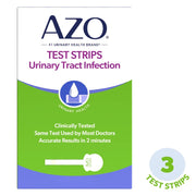 AZO Urinary Tract Infection (UTI) Test Strips, 3 Test Strips