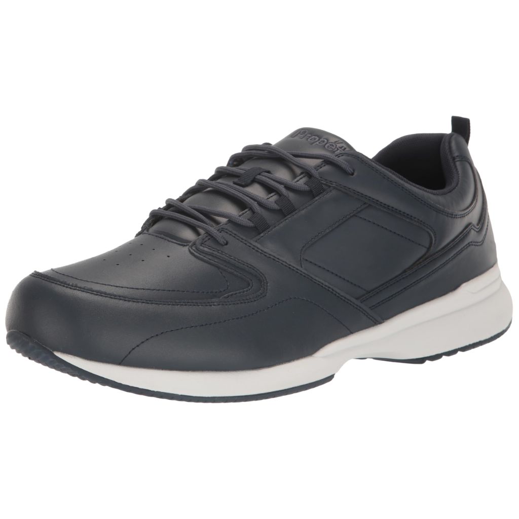 Propét Men's Life Walker Sport Sneakers, Navy, 8.5 Medium US