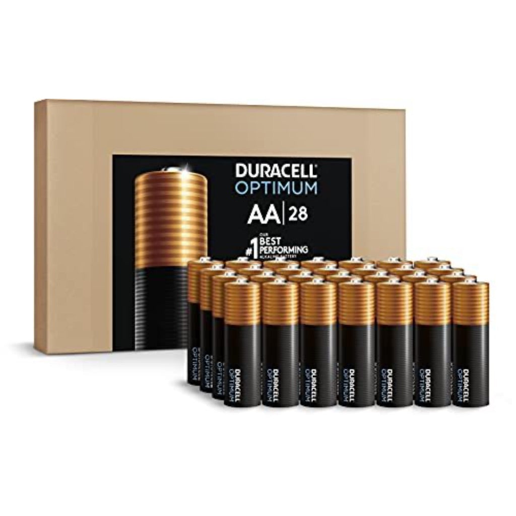 Optimum AA Batteries (28-Pack), Double a Alkaline Battery (Pro Pack)