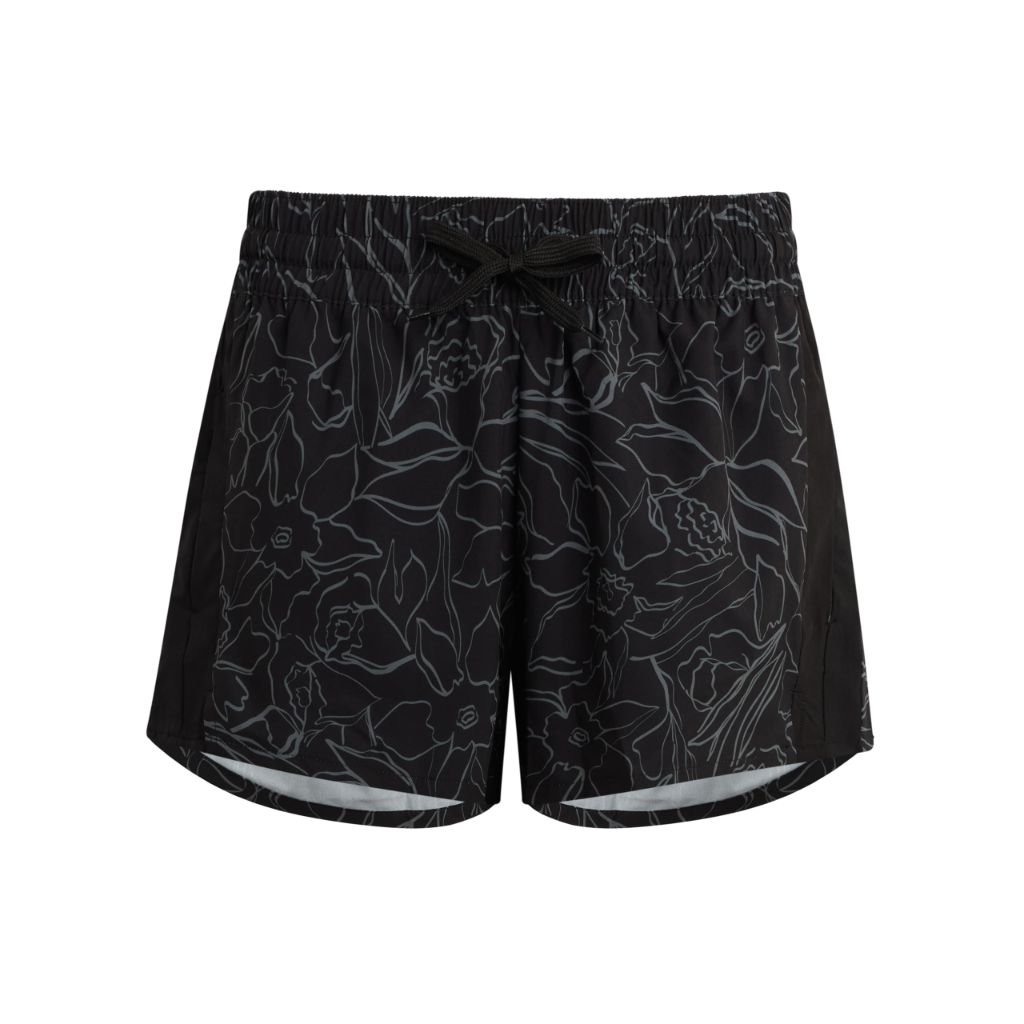 Kanu Surf Women's Orchid Board Shorts, Black, Size 4