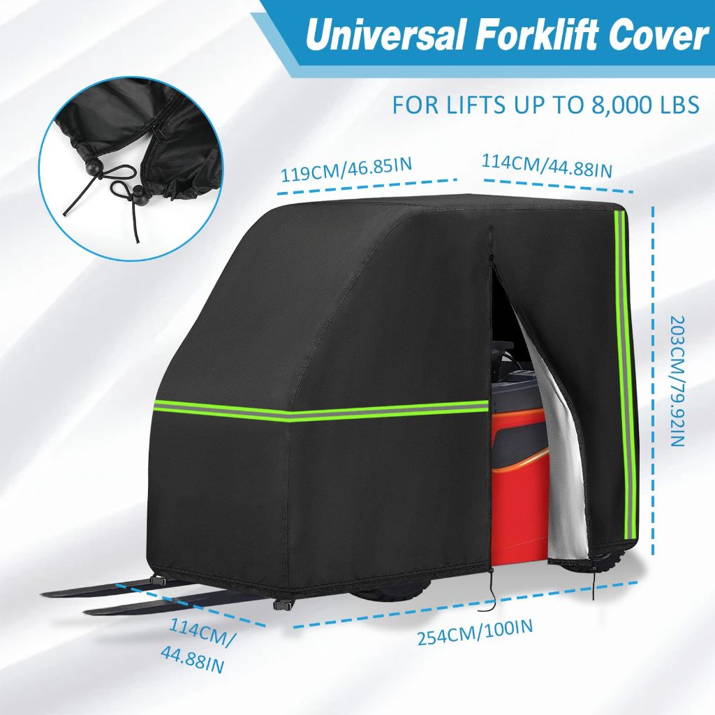Stuffygreenus Forklift Protection Cover All Weather Forklift Covers