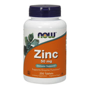 NOW Foods Zinc 50mg Tablets 250